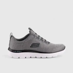 Skechers Comfort Slip Ons Grey 232697