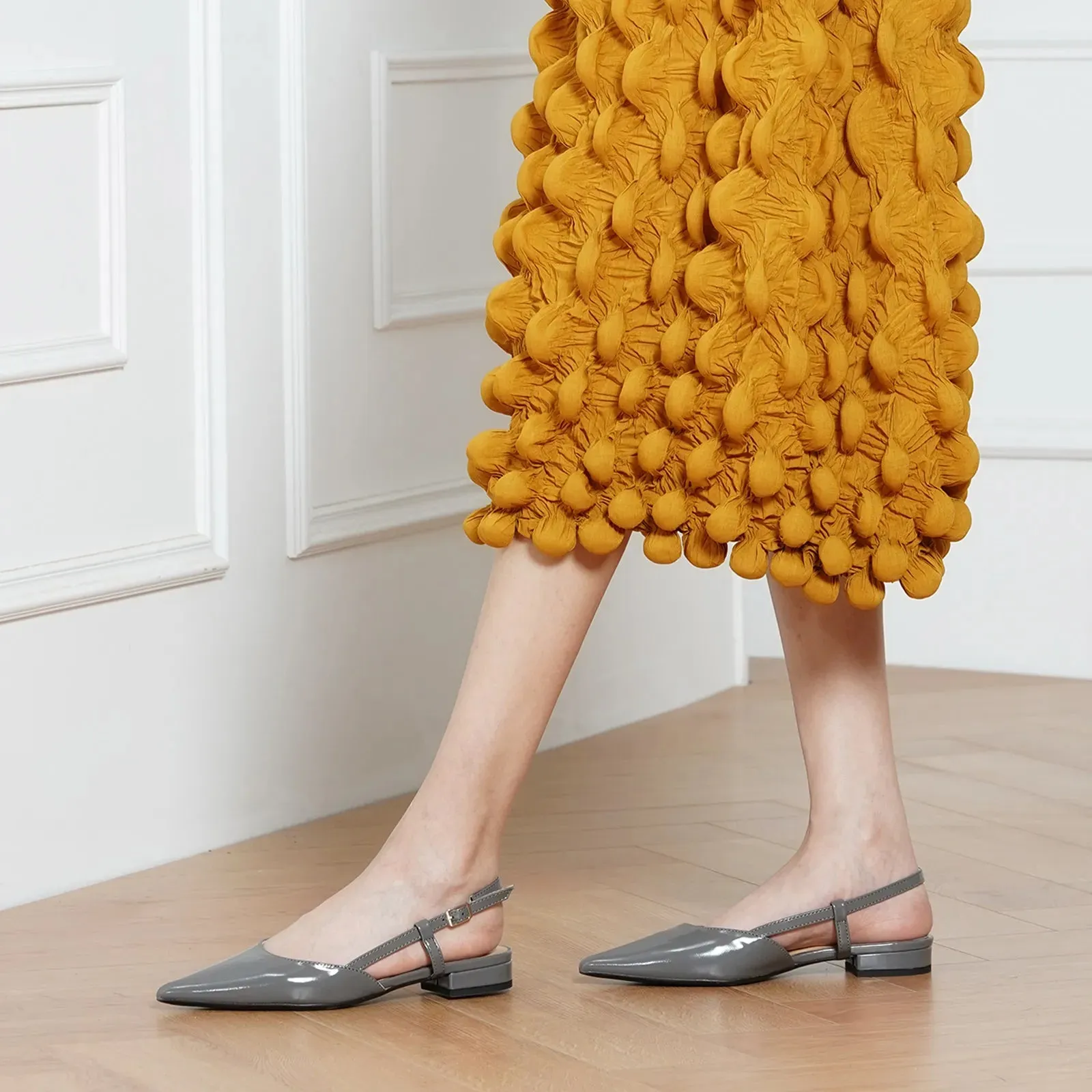 Sleek Slingback Flats (Freya)