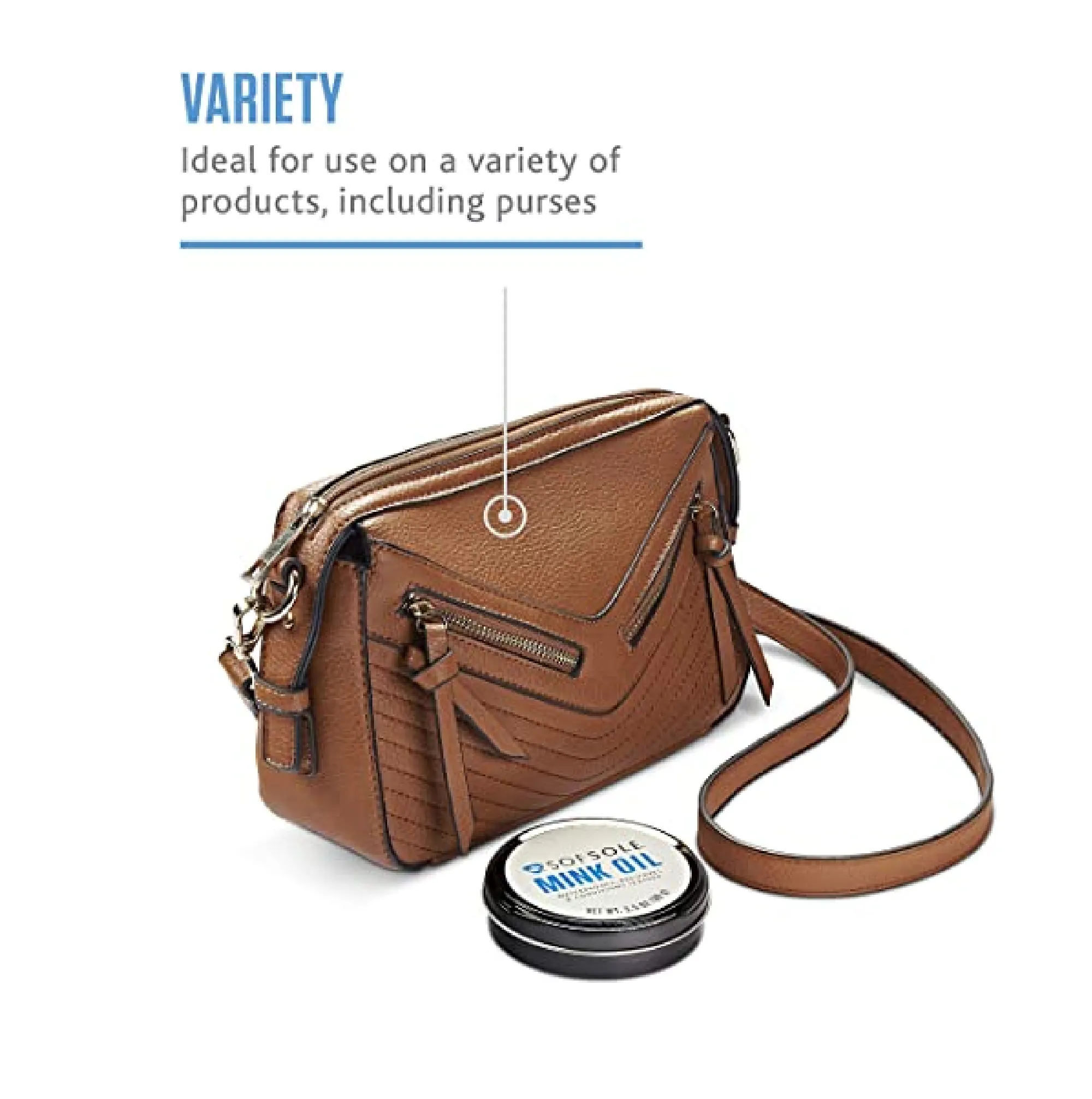 Sof Sole Mink Oil for Conditioning and Waterproofing Leather
