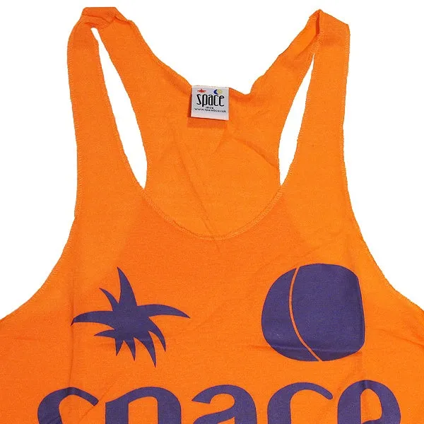 Space Ibiza Native Logo Women's Orange Tanktop