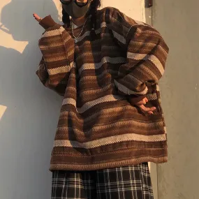 Striped Oversized Unisex Jumper