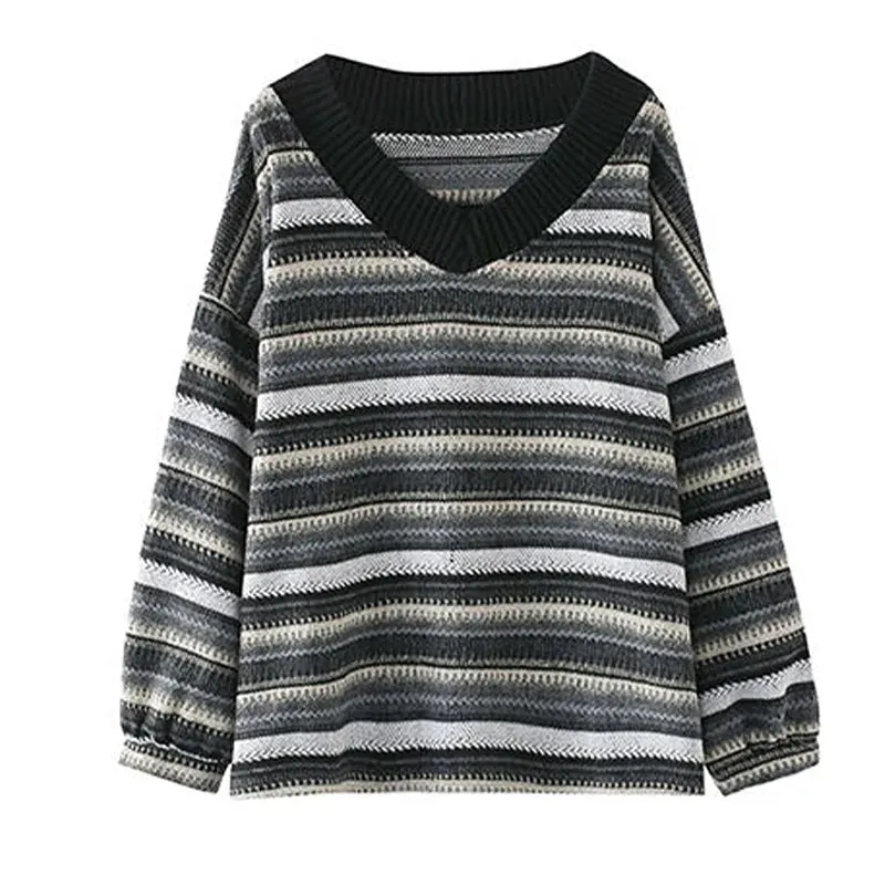Striped Oversized Unisex Jumper