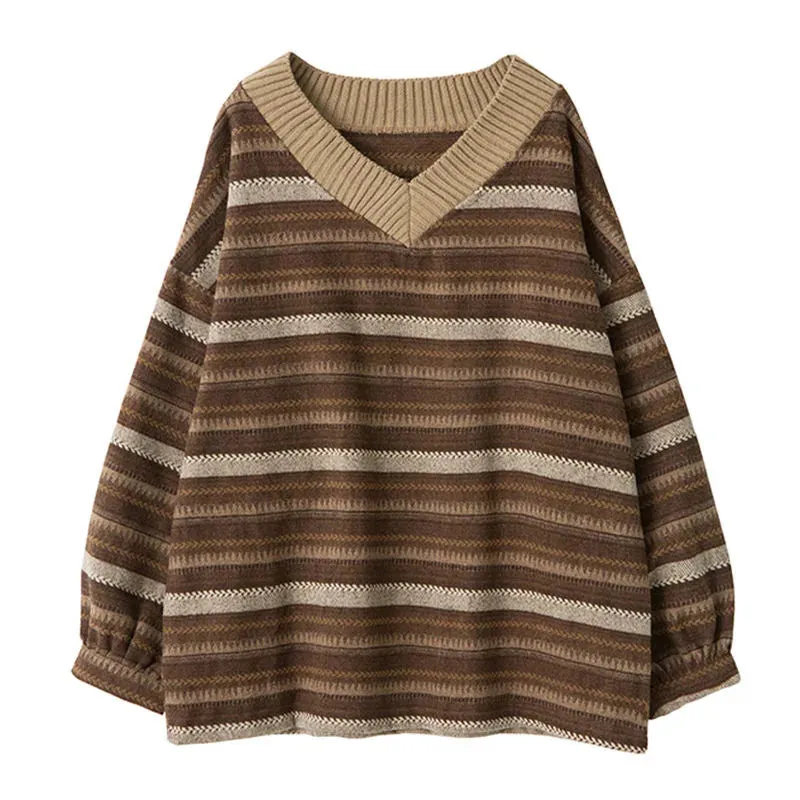 Striped Oversized Unisex Jumper