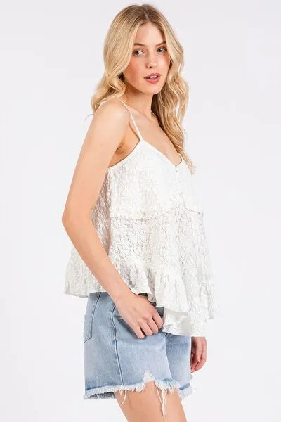 Sunny Days Lace Cami Top
