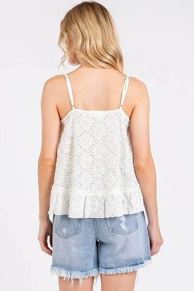 Sunny Days Lace Cami Top