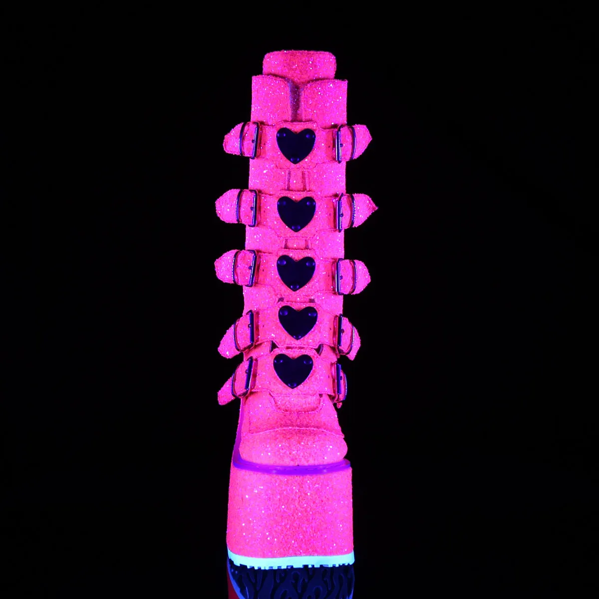 SWING-230G DemoniaCult Pink Sexy Women's Mid-Calf & Knee High Boots (Alternative Footwear)