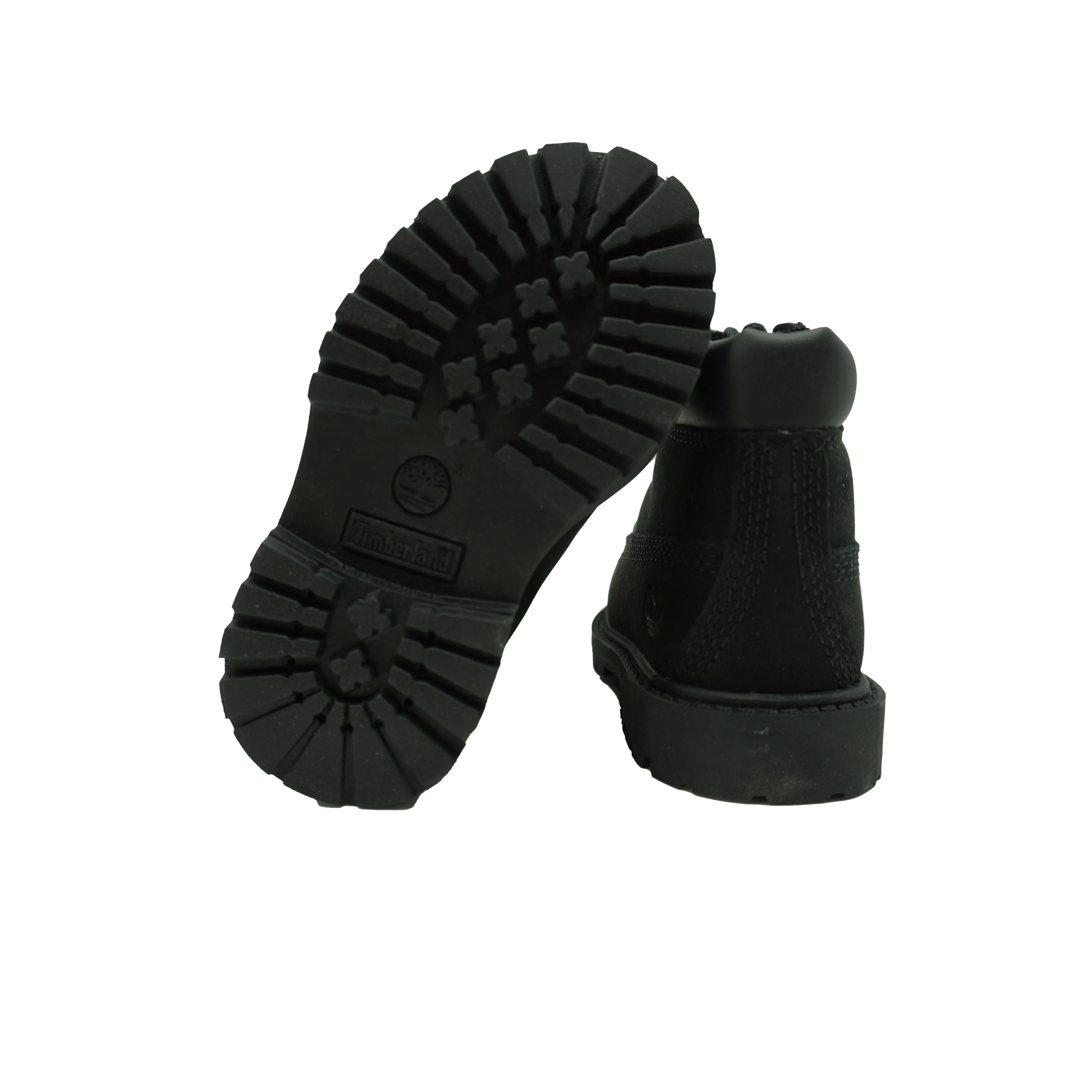 Timberland Toddler 6" Premium Nubuck Waterproof Boots Black Size 4.5