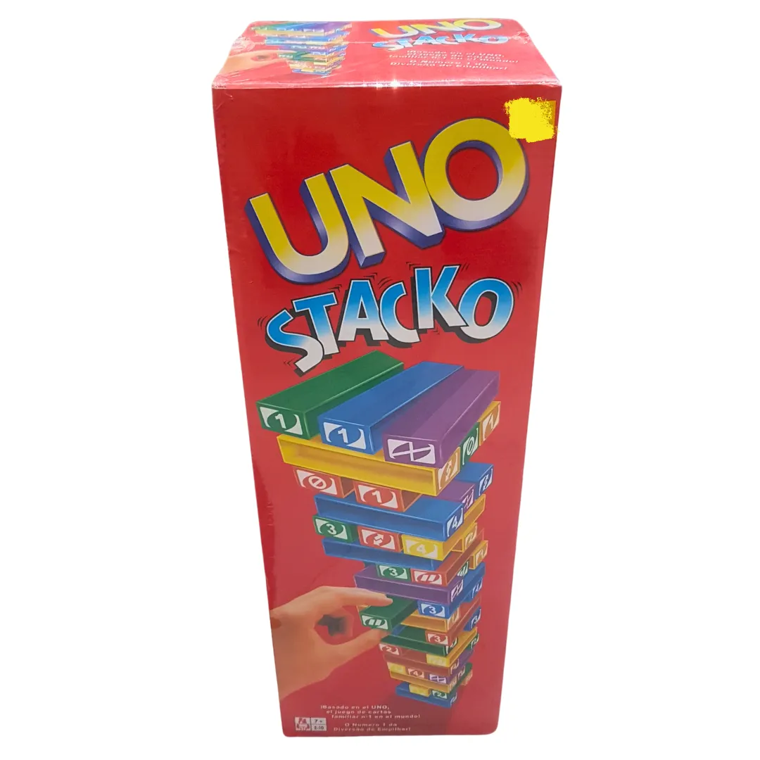 UNO Stacko Block Game - Colorful Stacking Fun for Kids and Families