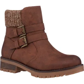 Valli Brown Ankle Bootie