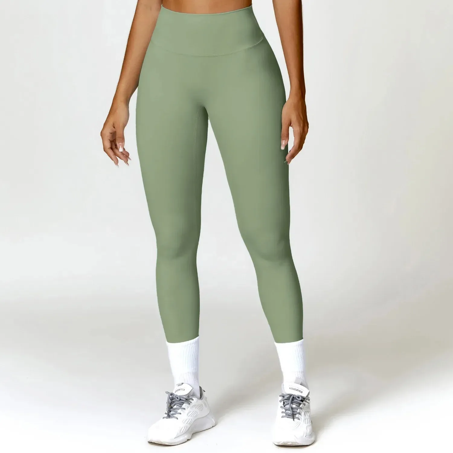 Waist Training Tight Women's Supportive Compressive Fitness Attire Sports Leggings