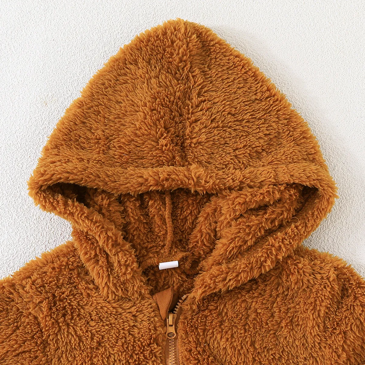 Warm Plush Hooded Jacket