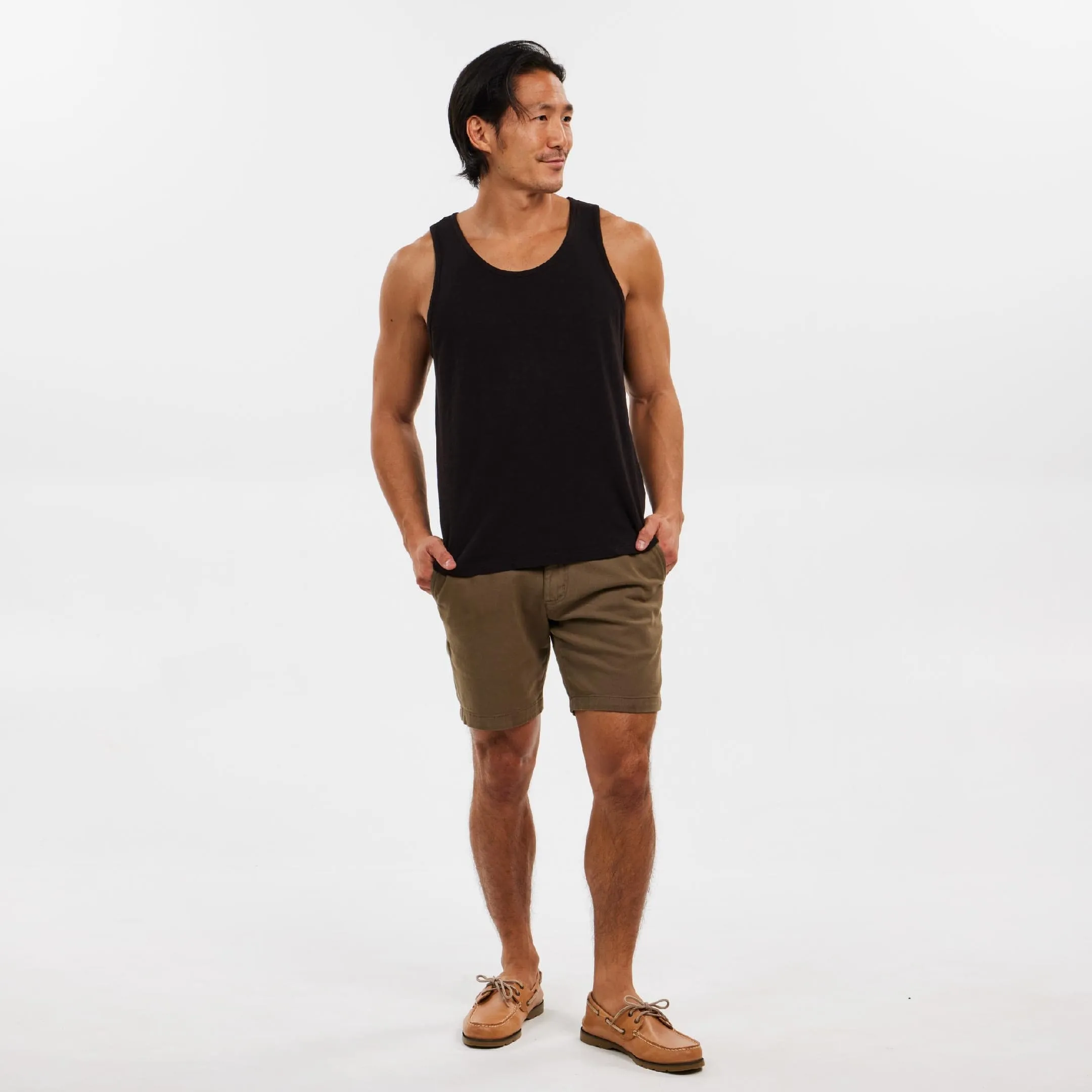 Washed Black Lightweight Tank