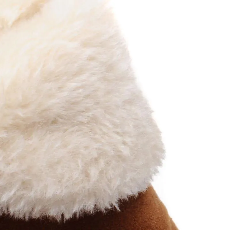 Winter Snow Platform Plush Warm Booties